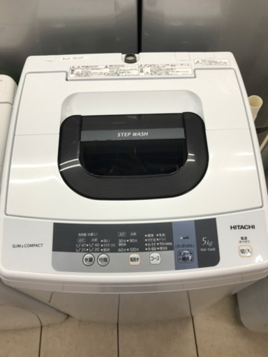 日立 HITACHI NW-5WR 2016年製 5kg 洗濯機