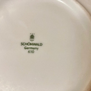 SCHONWALD ドイツ製ソーサー27枚　差し上げますの画像