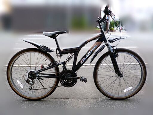 【自社配送は札幌市内限定】マウンテンバイク 18段変速付き 26インチ ブラック 中古【USED】