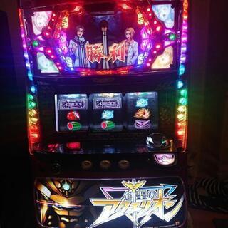 パチスロ 創聖の アクエリオン 実機 スロット コイン不要 家庭用電源