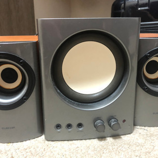 エレコム　ELECOM スピーカー　木　ウッド