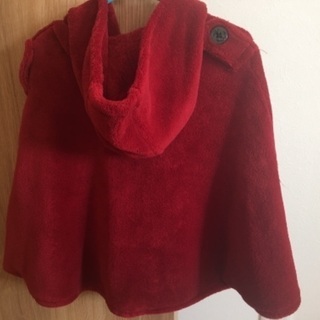 CHANMEALポンチョ 赤 80〜95サイズの画像