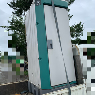仮設トイレ中古【洋式便器ほぼ新品】美品　管理番号5301の画像