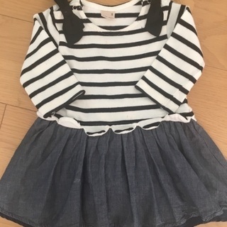 プティマイン ワンピースロンパース ８０サイズの画像