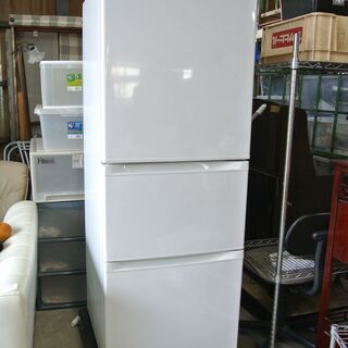 【091101】冷凍冷蔵庫　東芝　GR-R33S(WT)　2019年製　冷凍室84L　冷蔵室246L【引取限定】