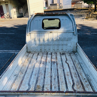 キャリイ  トラック　5MT 車検付き　タイミングチェーンK6A エアコンパワステ布シート　の画像