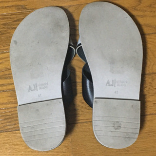 【受付中】サンダル　ARMANI アルマーニ　黒の画像