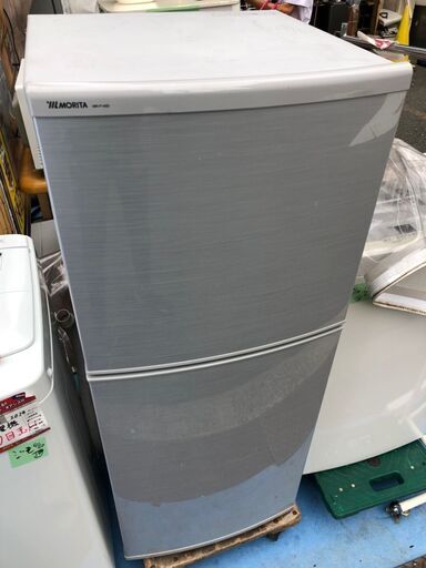 ☆中古 激安！！ MORITA　ノンフロン冷凍冷蔵庫　140L　MR-F140D形　2016年製　DI014　￥12,000！！