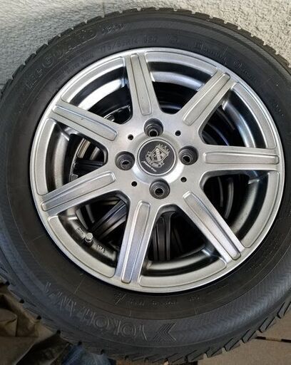 フィットシャトル用　スタッドレスタイヤ　175／65Ｒ14　＆　アルミホイール、専用ナット附属