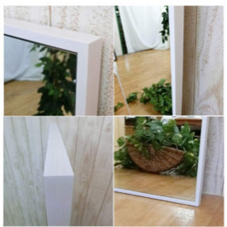 【今月9月27日(日)までのお引渡し】鏡 ミラー 姿見 壁掛けの画像