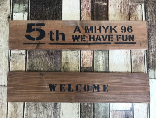 ★無料ステンシル見本★お好きな文字OKです^_^