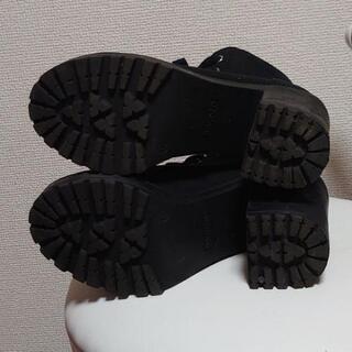 （美品）H&Mレディースショートブーツ23センチの画像