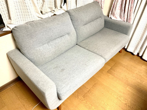 ✨【美品・使用期間3ヶ月】ニトリ3人掛けソファ✨12/20までの受取に限定！ 美品・使用期間3ヶ月】ニトリ 3人掛けソファ12/7までの受取