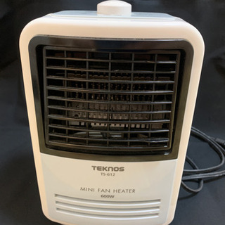 セラミックミニファンヒーター　teknos tsー612