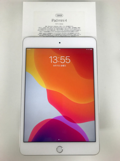 10/8値下　ipad mini4 128GBセルラーモデル　中古
