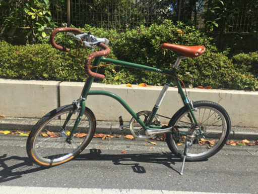 ミニベロ グリーン ドロップハンドル