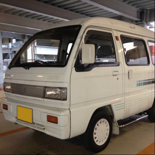 1990年式エブリィ低走行維持費格安4ナンバー5MT 550cc 軽バン旧