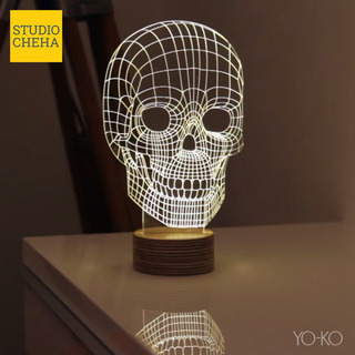 BULBING SKULL LAMP スカルランプ BULBING SKULL LAMP スカルランプ
