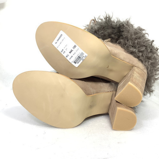 【お引取り可能な方】【Diagram02】ダイアグラム ファーレースアップブーツ 未使用品   37 23.5cm