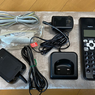 《お話中です》【売ります】電話 親機 子機 セット 付属品、説明書付きの画像