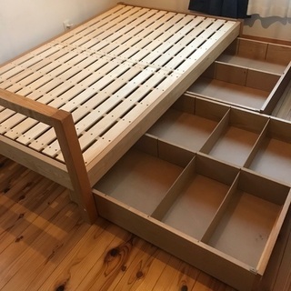 無印良品　セミダブルベッド