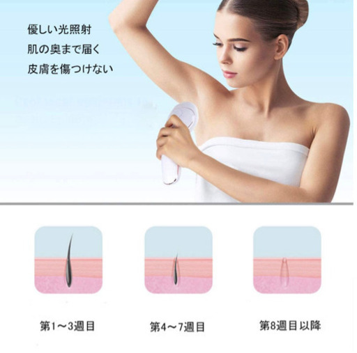 ②「最新式 99万発 冷感機能1体式」YATWIN 脱毛器 レーザー 永久脱毛 IPL光脱毛器 フラッシュ式 家庭用脱毛器 99万発照射 5段階調節 美肌 全身適用 男女兼用 カートリッジ交換不要 日本語説明書付き