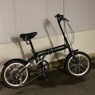 16インチ　折りたたみ自転車　6段変速　美品