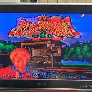 スーパーファミコン本体とコントローラー3個とソフトの画像