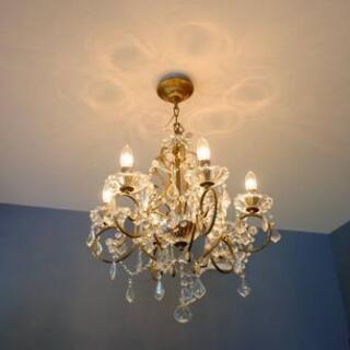 アンティーク調シャンデリア6灯