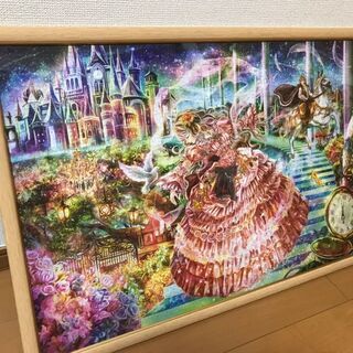【超美品】インテリア ジグソーパズル フレーム付き