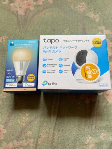 tp-link Tapoカメラ Kasa スマートLEDランプ　セット