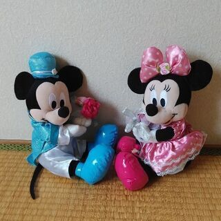 ミッキーミニーぬいぐるみ