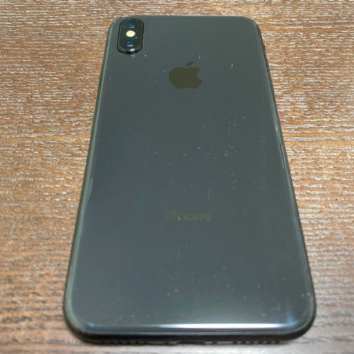 美品★iPhone X スペースグレイ 256GB バッテリー100% 残債無し　SIMフリー