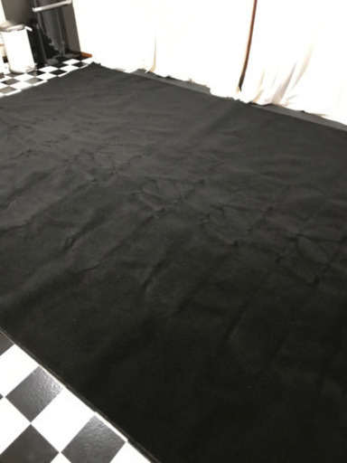 カーペット　6畳用　ブラック