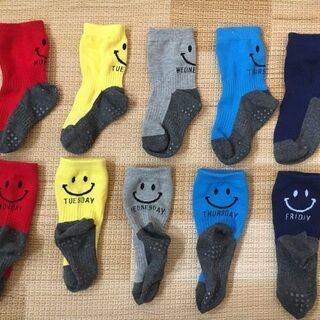 【未使用】べビー・子供用ソックス５点セット（サイズ：１３～１５cm）