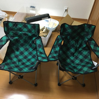 キャンプチェアー　2脚セット