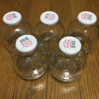 コストコ　マルティネリ　リンゴジュース　空き瓶　5本