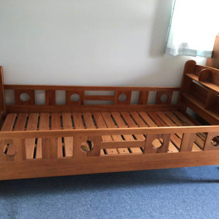 中古　2段ベット　幅113.2　　奥行212　　高さ90+90　...