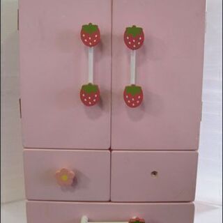 【￥2200-】マザーガーデン 野いちご 木のおままごと 冷蔵庫
