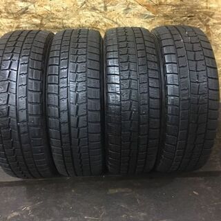 DUNLOP WINTER MAXX WM01 195/65R15 15インチ スタッドレス 4本 2016年製 バリ溝 ステップワゴン ヴォクシー等 (VTL206) クレジットカード QR決済可能