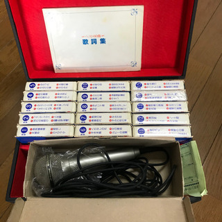 ビンテージ カラオケセットの画像
