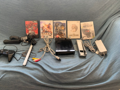 wii ゲーム本体とソフト5枚セット