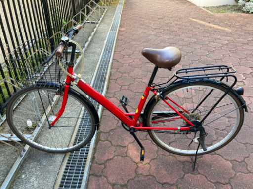 【取引中】中古自転車　27インチ　6段切替