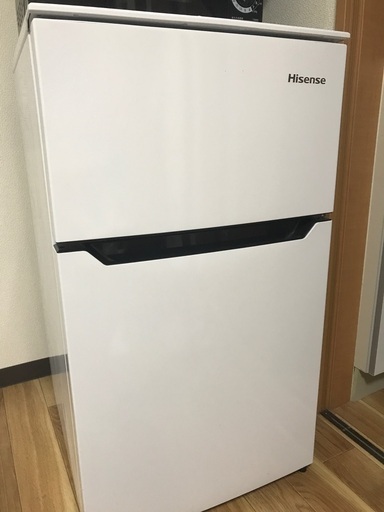 一人暮らし用　冷蔵庫　白　ホワイト　2ドア　9月下旬引き渡し可