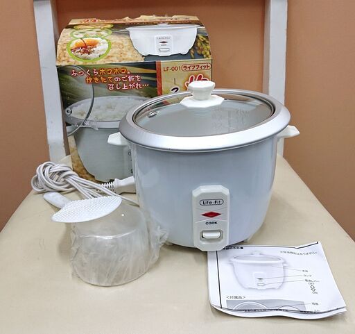 ライフフィットLF-001 炊飯器２合炊き M059