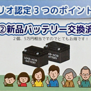 セリオ認定中古、メーカー整備ユーズド、電動カート、シニアカー、セニアカー、シルバーカート、遊歩、パートナー、スキップの画像