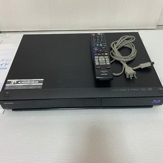 受渡し予定者さん確定しました。SHARP ブルーレイディスクレコーダー　未修理品　0円の画像
