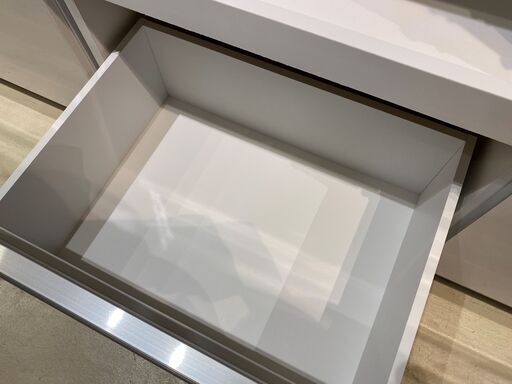 レンジボード 白 収納棚 キッチン収納 中古品