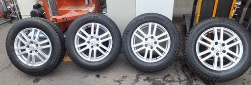 ◆日産純正アルミホイール◆16×6.5J　デュアリス用　スタッドレスおまけ　インセット+40　5H114.3　ガリ有　USED