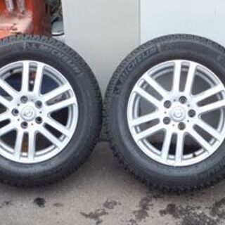 ◆日産純正アルミホイール◆16×6.5J　デュアリス用　スタッドレスおまけ　インセット+40　5H114.3　ガリ有　USED